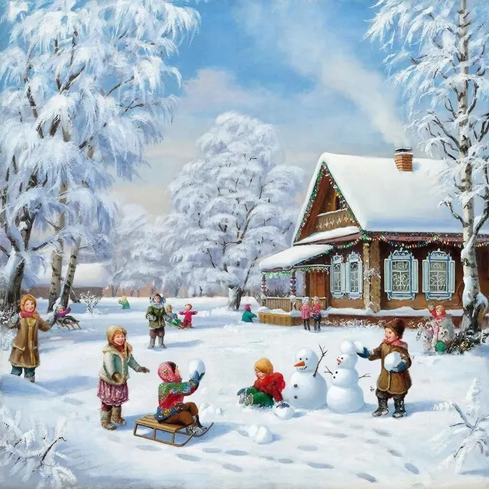 Зима. Картинка макс гига чат.