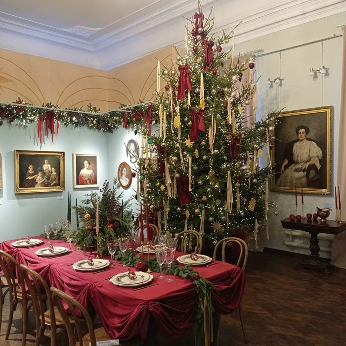 Фрагмент экспозиции "Рождество моего детства"